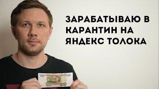 Зарабатываю в карантин на Яндекс Толока  Сколько там сейчас платят